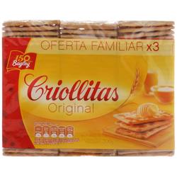 GALLETAS CRIOLLITAS ORIGINAL X 3un