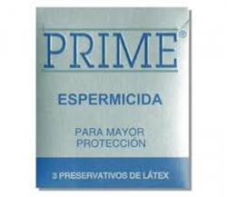 PRESERVATIVOS PRIME ESPERMICIDA X 3un